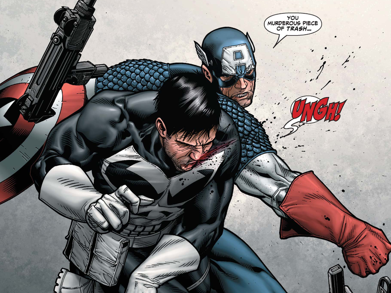 Illustration for article titled With Civil War, Marvel dusted off inane source material for superfights